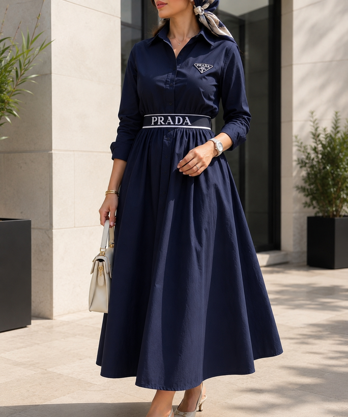 سارافون عمده مدل کمر کش PRADA (پک ۶ عددی)